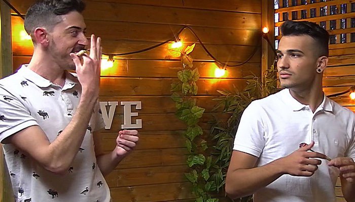 José Antonio y Rubén en su cita en 'First Dates'