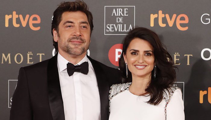 Penélope Cruz junto a Javier Bardem en la gala de los Premios Goya 2018