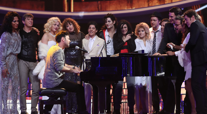 Miquel Fernández y el resto de concursantes en 'Tu cara me suena 6'