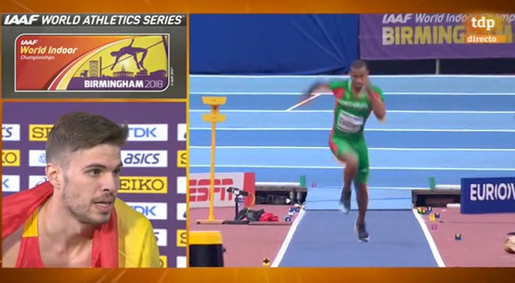 Óscar Husillos conoce su descalificación en directo gracias a Teledeporte