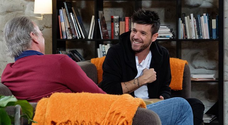Pablo López con Bertín Osborne en 'Mi casa en la tuya'