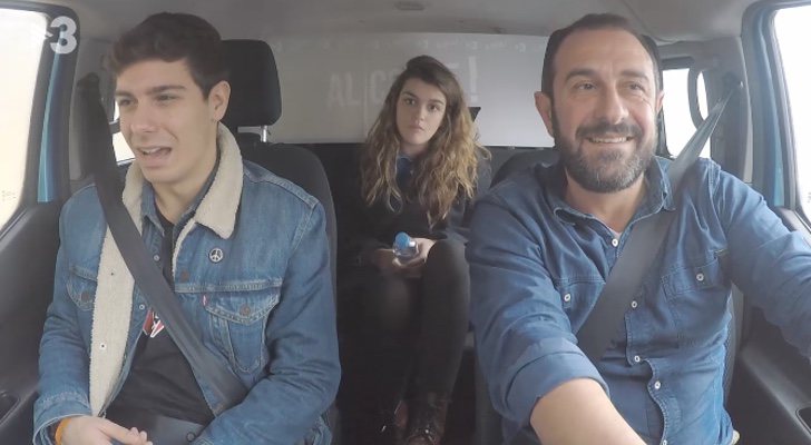 Alfred, Amaia y Eloi Vila en 'Al Cotxe'