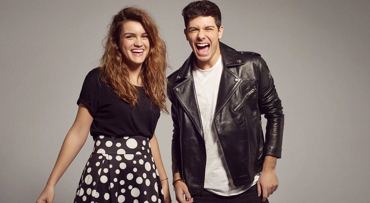 Amaia y Alfred posan para el Festival de Eurovisión