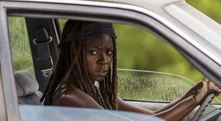 Danai Gurira como Michonne en 'The Walking Dead'