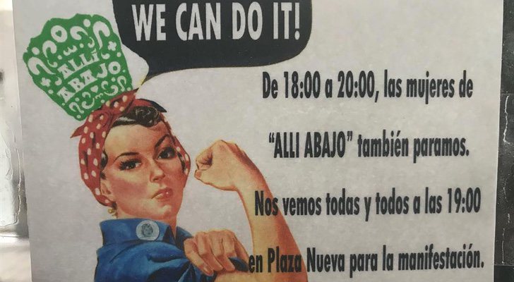 'Allí abajo' para la grabación por el 8M