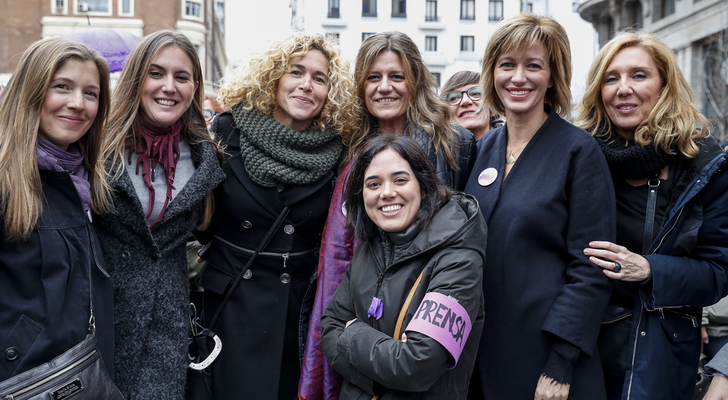 Susanna Griso y las colaboradoras de 'Espejo público'