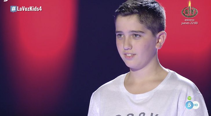 Unai ha superado las audiciones a ciegas con una canción de su ídolo