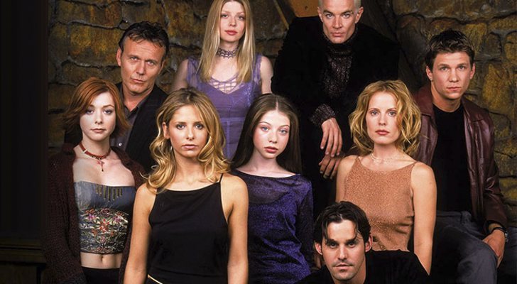 El reparto de 'Buffy, cazavampiros'