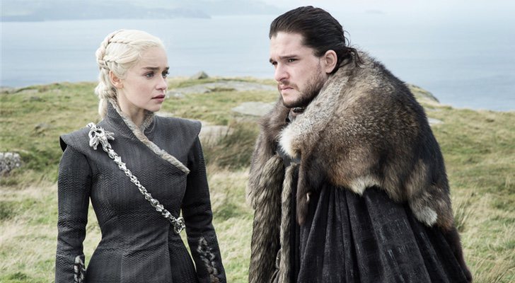 Daenerys Targaryen y Jon Snow en 'Juego de Tronos'