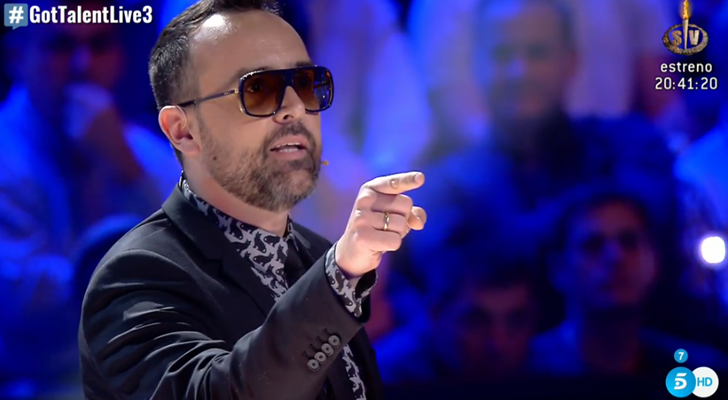 Risto, enfadado en 'Got Talent España'