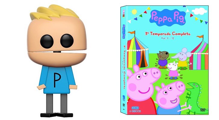Funko de Phillip de 'South Park' y 'Peppa Pig'