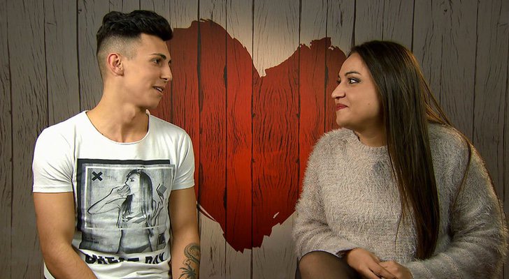 Rubén e Ivi en su cita en 'First Dates'