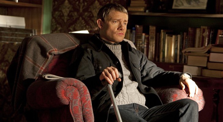 Martin Freeman en 'Sherlock'