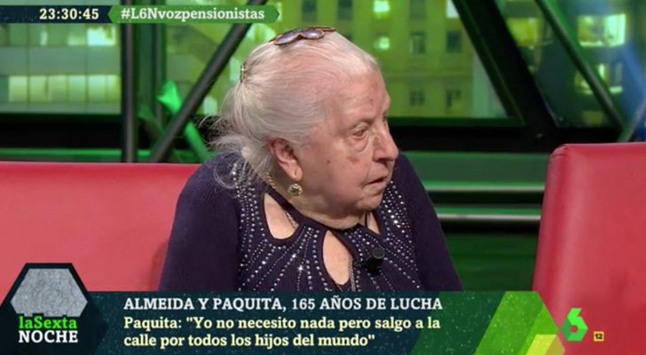 Paquita en 'laSexta Noche'