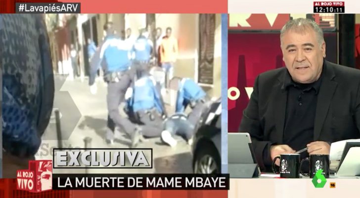 Las imágenes de Mbaye en 'Al rojo vivo'