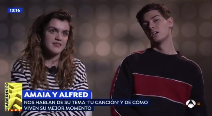 Amaia y Alfred en 'Espejo público'