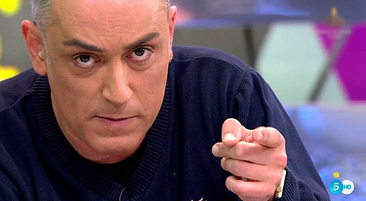 Kiko Hernández hablando a Tudela en 'Sálvame'