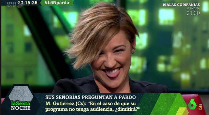 Cristina Pardo en 'laSexta Noche'