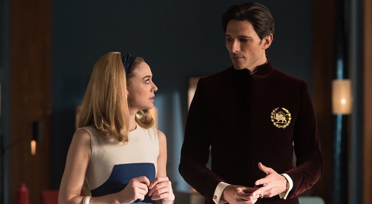 Andrés Velencoso junto a Marta HAzas en 'Velvet Colección'