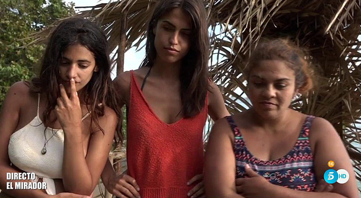 Melissa, Sofía y Saray en 'Supervivientes'