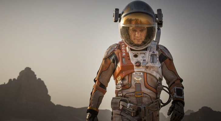 La película "Marte", lo más visto entre las temáticas