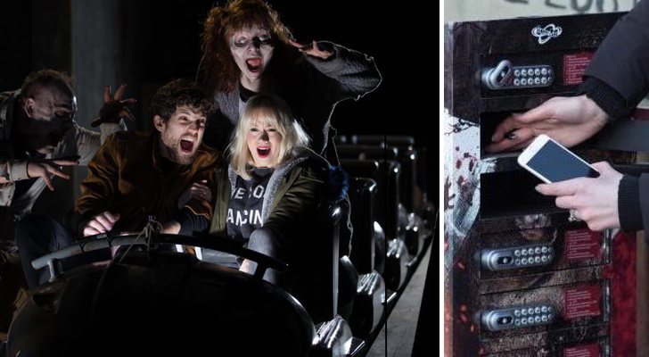 Imágenes de la atracción y de los puntos de carga de 'The Walking Dead'