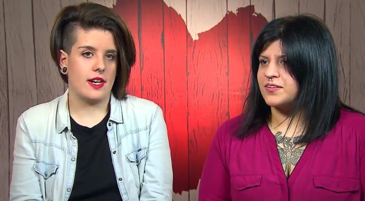 Gina y Maider en 'First Dates'