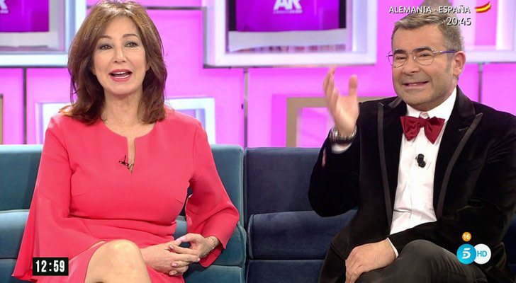 Jorge Javier Vázquez y Ana Rosa Quintana en 'El programa de Ana Rosa'