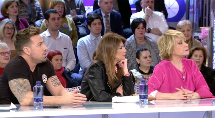 Rafa Mora, Gema López y Mila Ximénez en 'Sálvame'