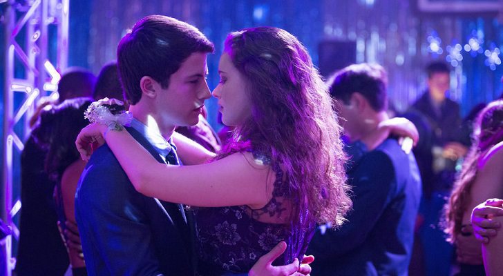 Clay y Hannah en el baile del instituto en &#39;Por 13 razones&#39;