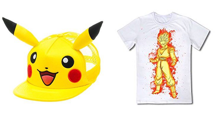 Gorra 'Pokemon' y Camiseta 'Dragon Ball'