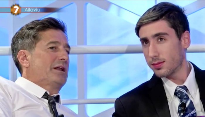 Antonio Hidalgo y su invitado en 'Ailoviu'