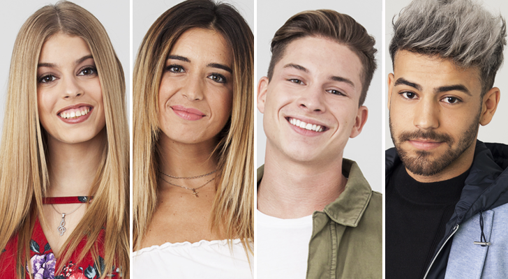 Agoney, Raoul, Nerea y Mimi, de 'OT 2017'
