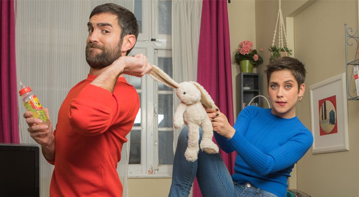 Iñaki y Carmen en 'Allí Abajo'