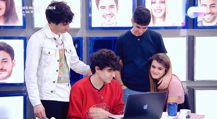 Almaia junto a los Javis en 'OT 2017'