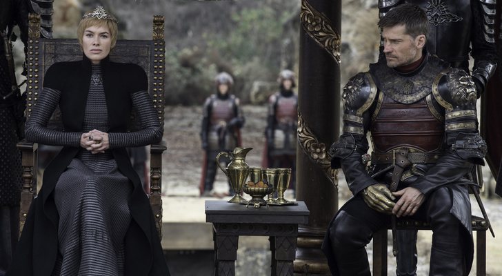 Cersei y Jaime Lannister en el 7x07 de 'Juego de Tronos'