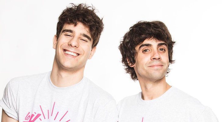 Javier Ambrossi (derecha) junto a Javier Calvo