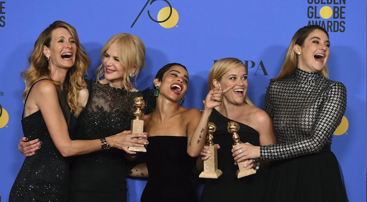 El reparto de 'Big Little Lies' en los Globos de Oro