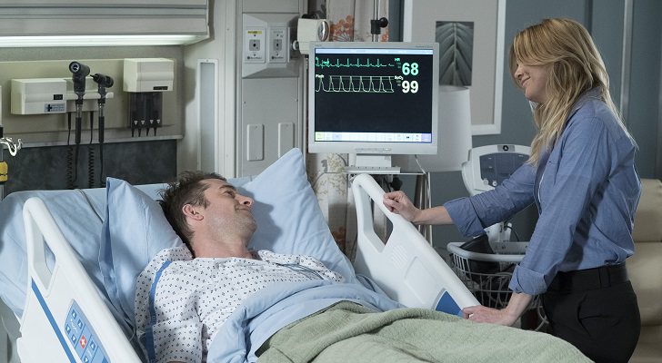 El doctor Nick Mars y Meredith Grey en 'Anatomía de Grey'