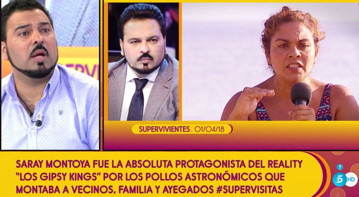 Rótulo con el error ortográfico cometido por el equipo de &#39;Sálvame&#39;