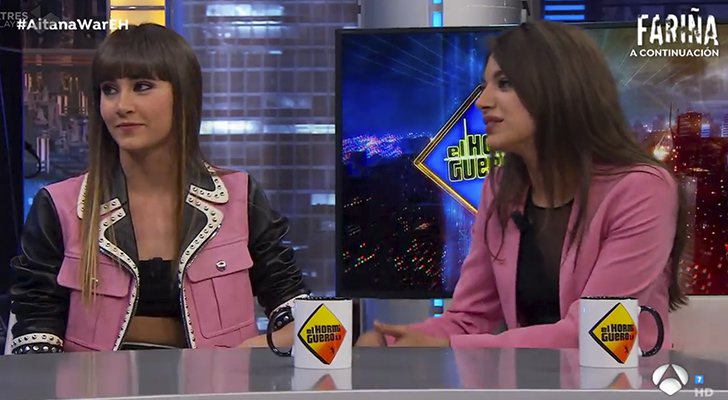 Aitana y Ana Guerra en 'El hormiguero'