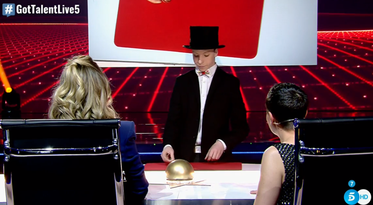 El pequeño mago Tomás en la semifinal de 'Got Talent España'