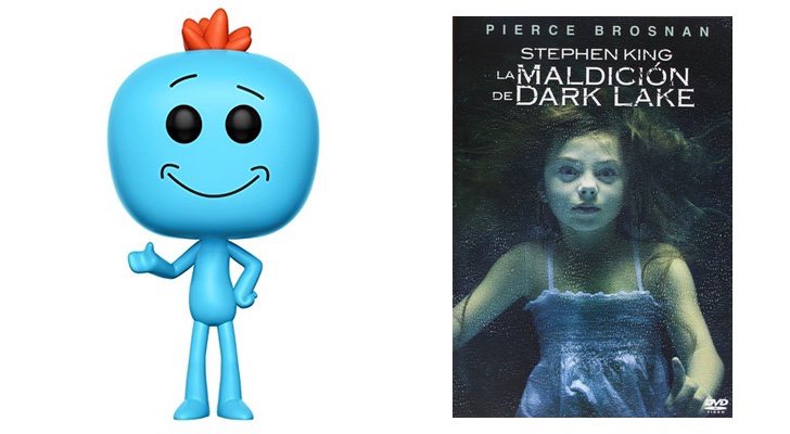 Funko de Mr. Meeseeks de 'Rick y Morty' y 'La Maldición de Dark Lake'