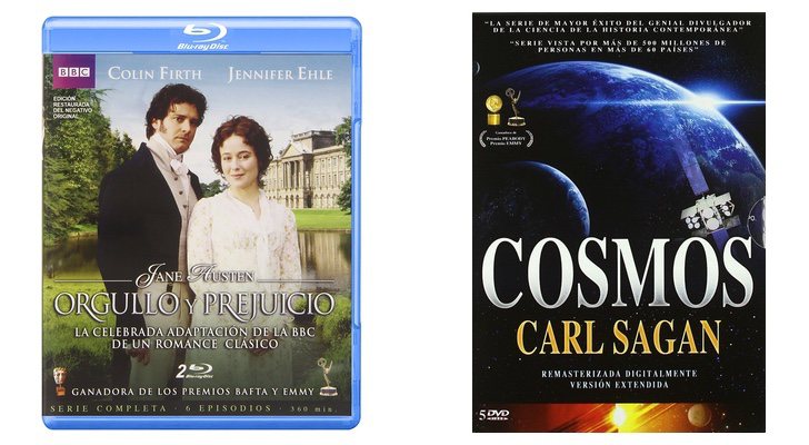 'Orgullo y Prejuicio' y 'Cosmos'