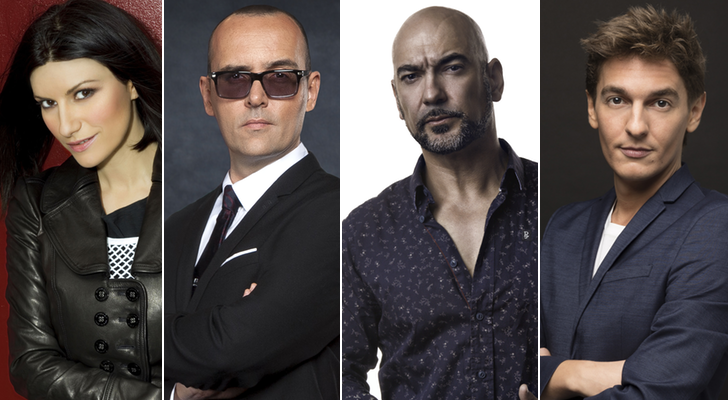 Laura Pausini, Risto Mejide, Fernando Montesinos y Xavi Martínez, jurado de 'Factor X'