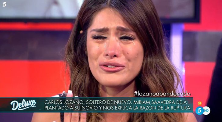 Miriam se emociona al hablar de su expareja