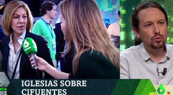 Pablo Iglesias opina sobre Cristina Cifuentes en 'laSexta Noche'