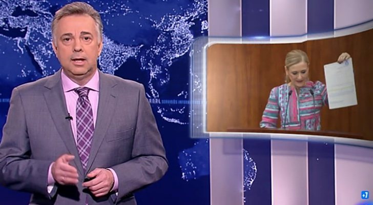 &#39;Informe semanal&#39; dedica un minuto al máster de Cristina Cifuentes