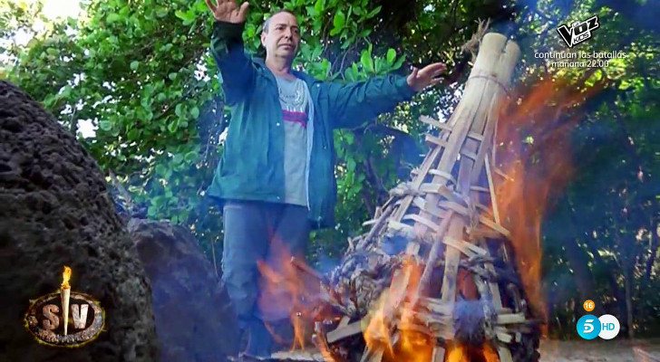 La hoguera de los concursantes