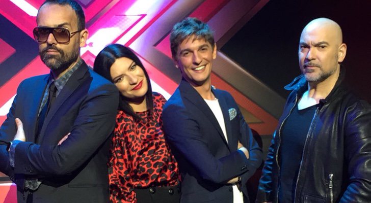Risto Mejide, Laura Pausini, Xavi Martínez y Fernando Montesinos, jueces de 'Factor X'